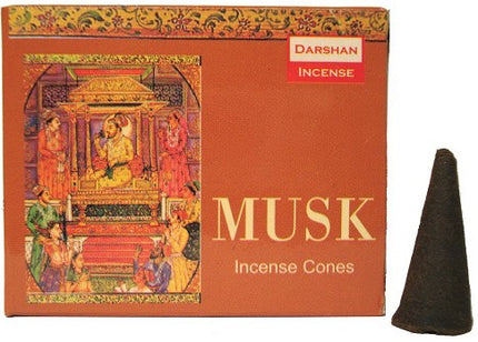 Wierook kegeltjes musk