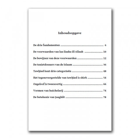 De verplichte begrippen voor elke moslim en moslima – Mutun deel 6, A6 – foto 2