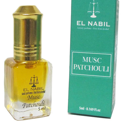 El Nabil Parfüm Moschus Patschuli 5 ml - Alkoholfrei