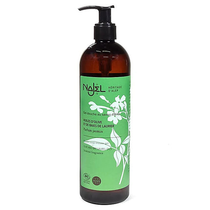 Najel Aleppo douchegel jasmijngeur BIO 500ml