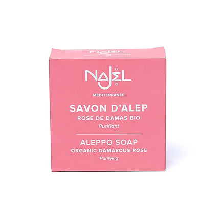 Aleppo zeep met bio Damascus roos