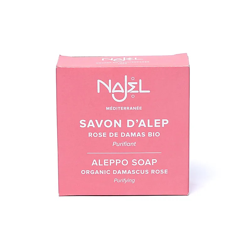Aleppo zeep met bio Damascus roos