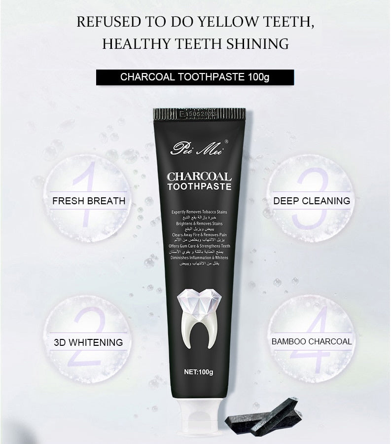 Charcoal Toothpaste - Whitening toothpaste