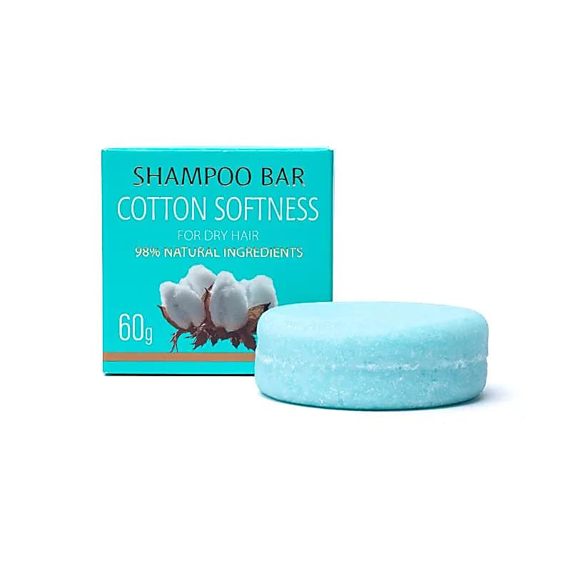Natuurlijke shampoo bar Cotton Softness – met brandnetel en lijsterbes