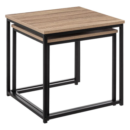 Aliaj Beistelltisch-Set 2-teilig - 45x45x45cm - Beige