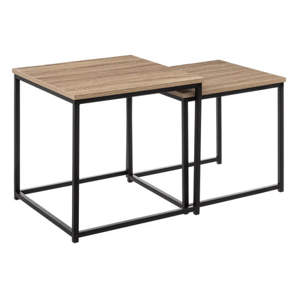 Aliaj Beistelltisch-Set 2-teilig - 45x45x45cm - Beige