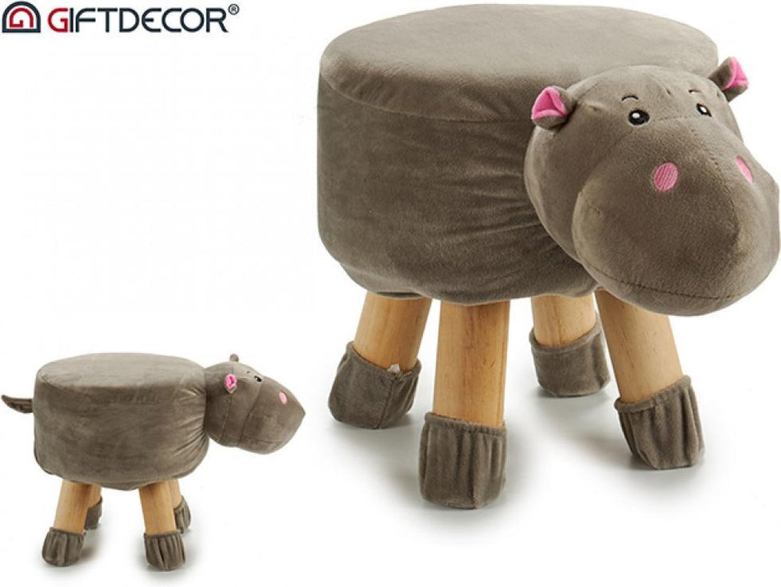Stool for Children - Hippo - height 27 cm
