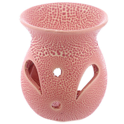 Keramische Oliebrander met Reliëf – 8 cm