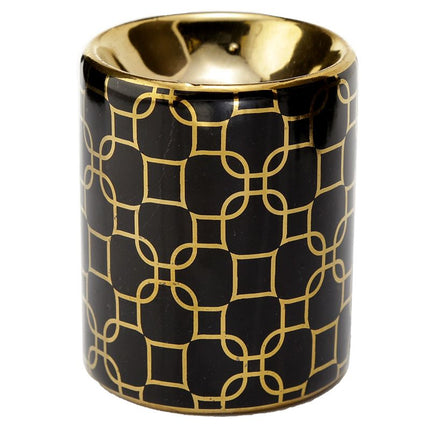 Metallic Gold Keramik Mini Duftlampe