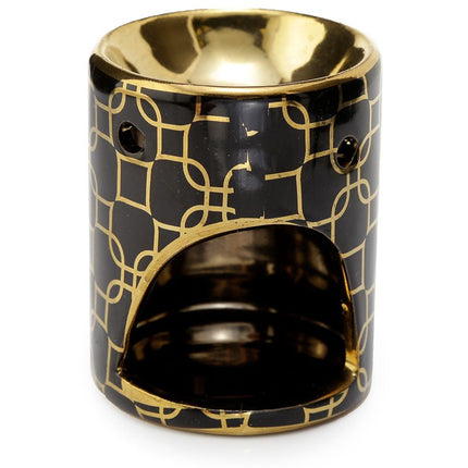 Metallic Gold Keramik Mini Duftlampe