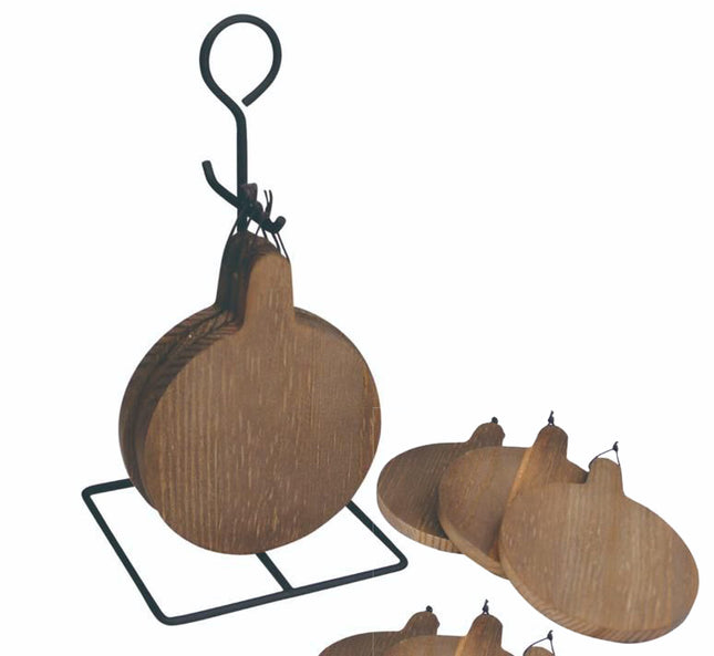 Untersetzer Naturholz auf Ständer