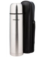 Kinghoff 4051 - Thermosflasche 0,33L - Edelstahl - Grau