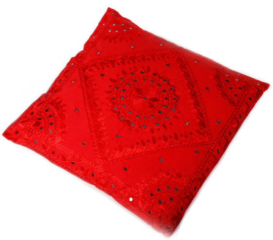 Oriental decorative cushion Mirror red