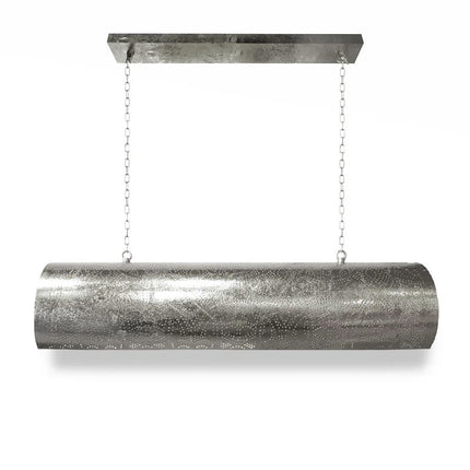 Orientalische Hängelampe Filigran horizontal Vintage Silber