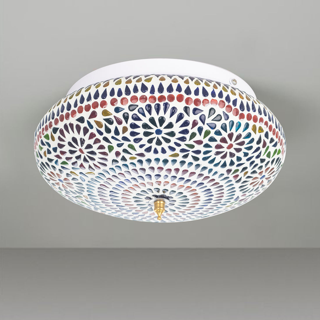 Oriental mosaic ceiling lamp 26 cm