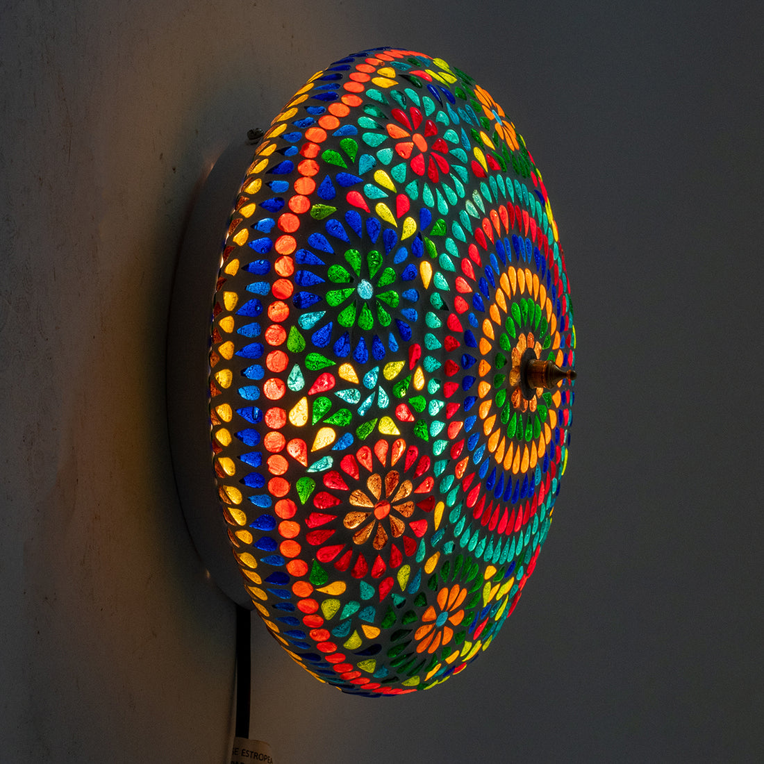 Oriental mosaic ceiling lamp 26 cm