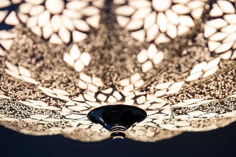 Plafonnier mosaïque oriental transparent