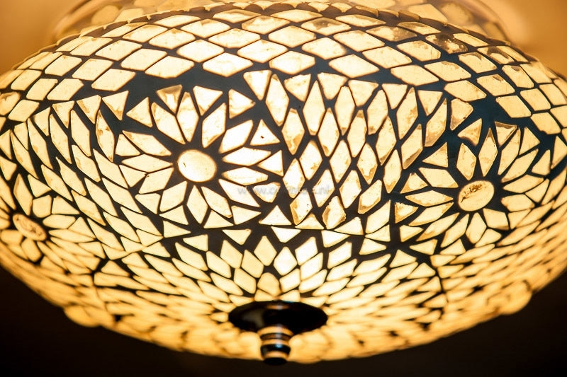Plafonnier mosaïque orientale transparent- transparent
