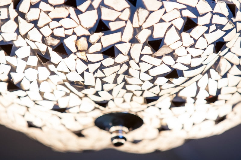 Oriental mosaic ceiling lamp melon - Ø 25 cm