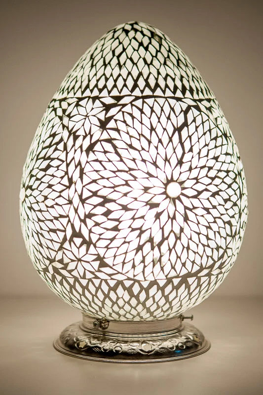 Lampe de table orientale – transparente Ø 25 cm