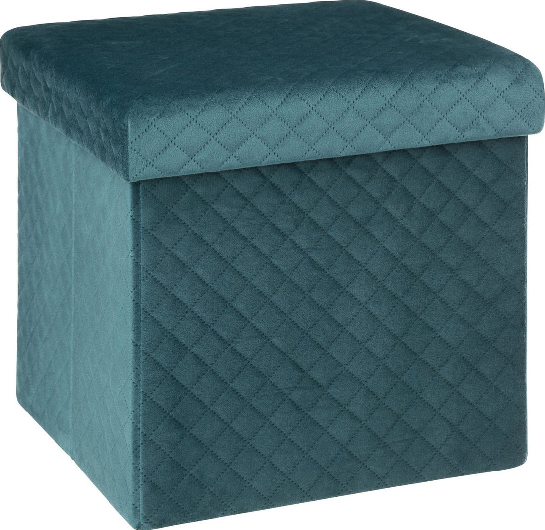 5Five opvouwbare poef met opbergruimte – hocker en voetenbankje, 31 x 31 cm – foto 10