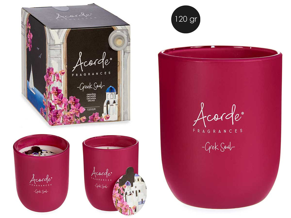 Bougies parfumées en verre Acorde - Orchidée