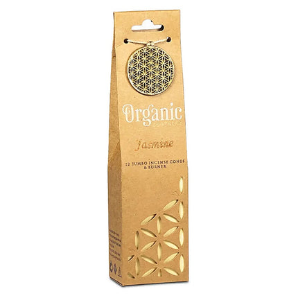 Organic Goodness Jasmin Räucherkegel + Halter