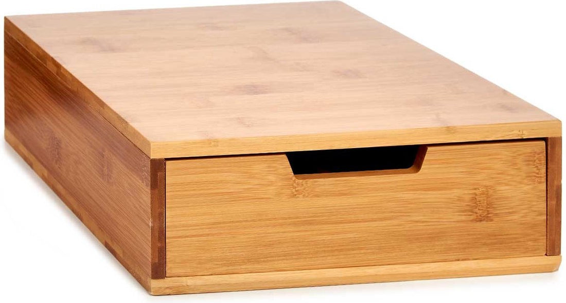 Bamboo Coffee Capsule Organizer Holder (31 x 10 x 30 cm)