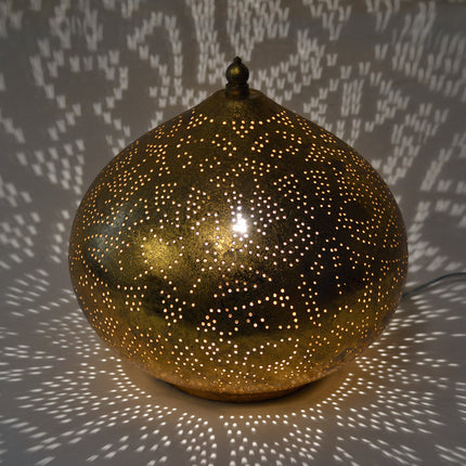 Goldene arabische Filigranlampe Gold