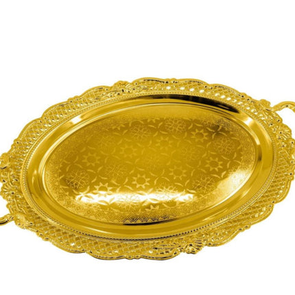 Tablett oval 52 x 42 cm