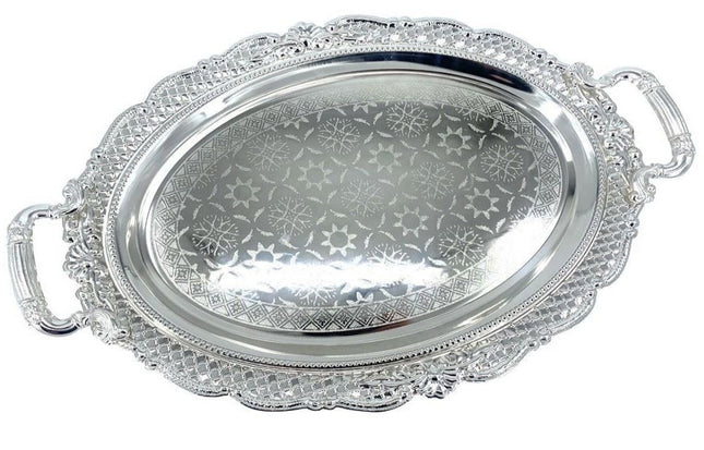 Tablett oval 52 x 42 cm