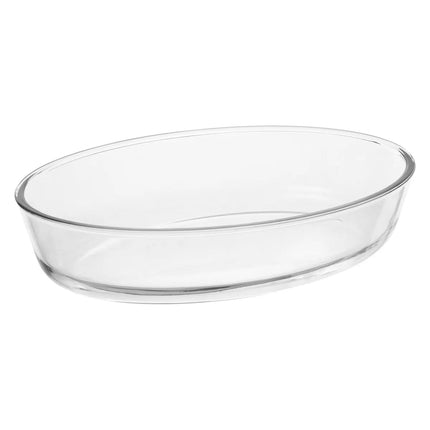 5Five Ovenschaal met deksel - borosilicaat glas - ovaal - 2.4 Liter - 32 x 21 x 6,7 cm