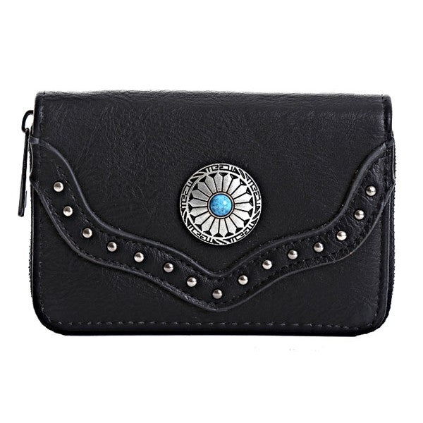 Portefeuille en cuir PU
