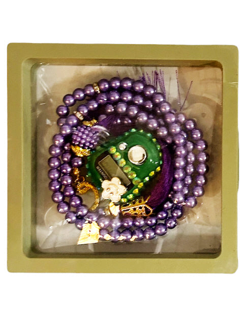 Geschenkset Tasbih – Perlen Gebetskette + Digitaler Zähler