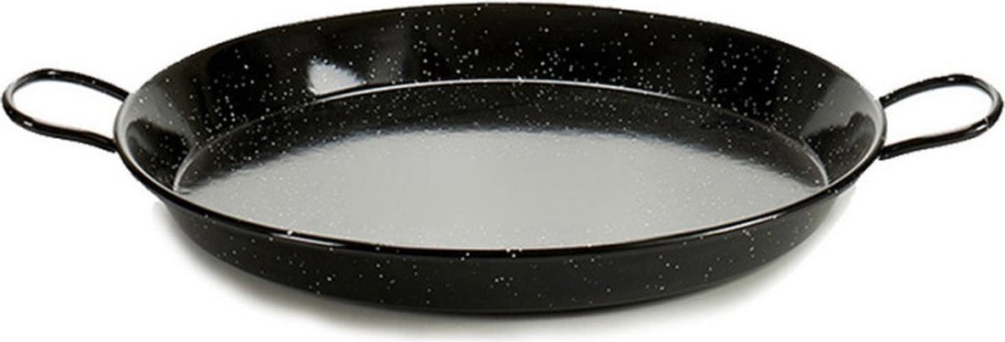 Poêle à Paella en Acier Émaillé 35 CM