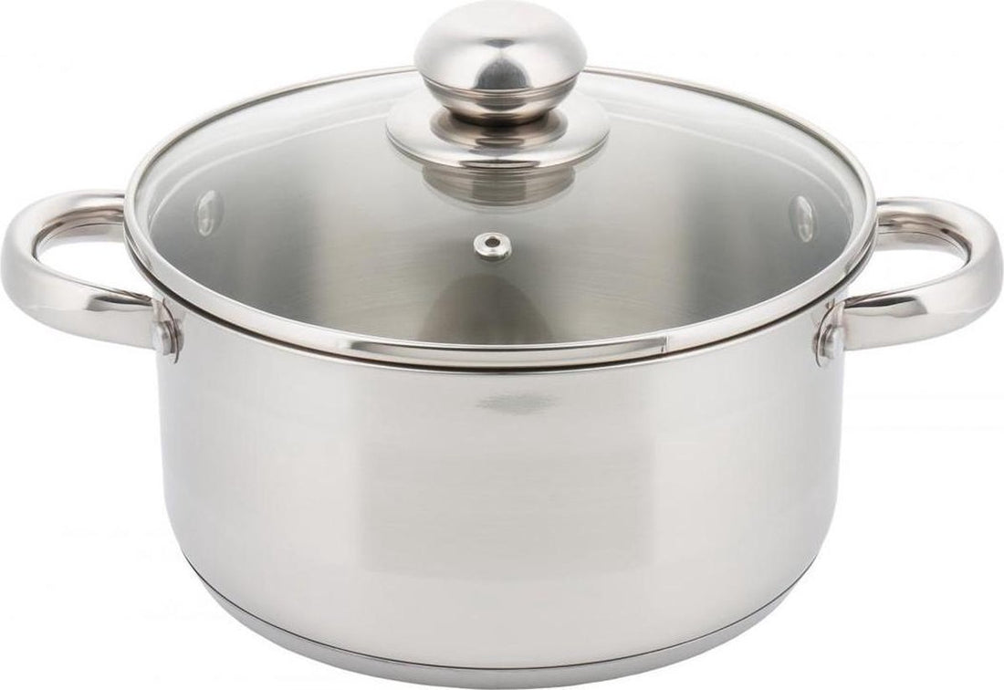 Kinghoff kookpan met deksel – edelstaal 18/10, inductie, Ø 12 tot 22 cm