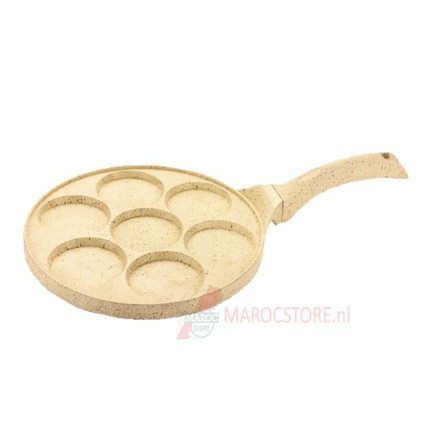 pancake 7 kop marmeren anti aanbaklaag-Creme