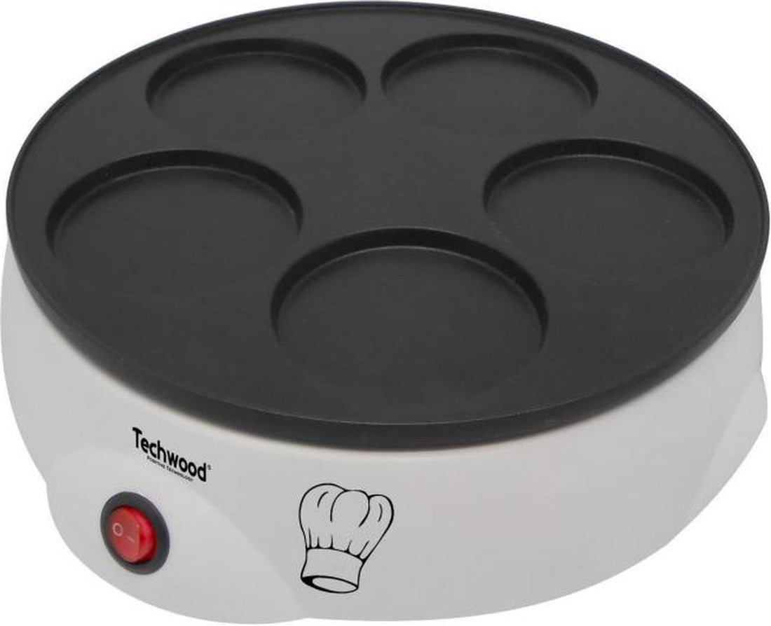 Techwood mini crêpe maker – voor 5 pancakes van Ø 8 cm, 700 W – foto 2