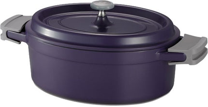 Alva Cook'on Bratpfanne - Oval - Lavendelblau - Ø 26 cm