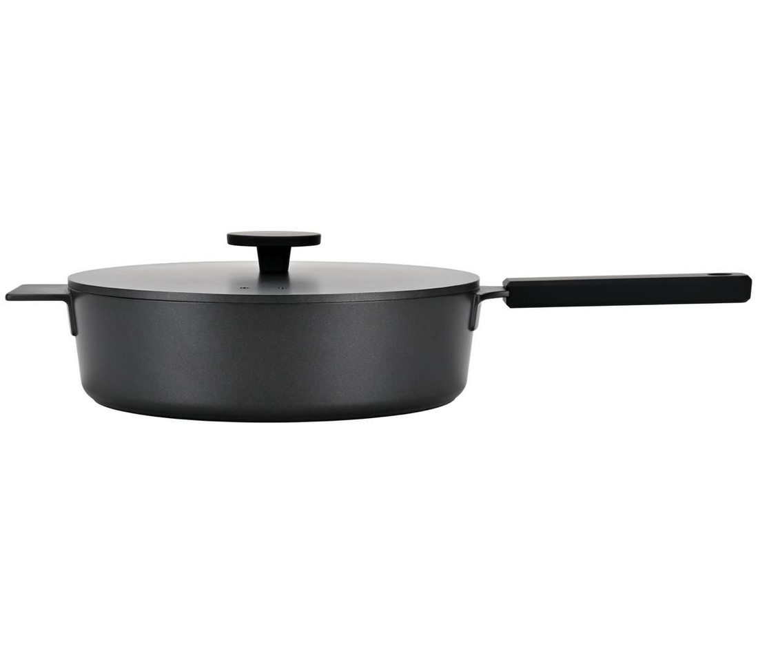 Pannenset 4-delig van gietaluminium met deksels en 3-delig kookgerei – foto 5