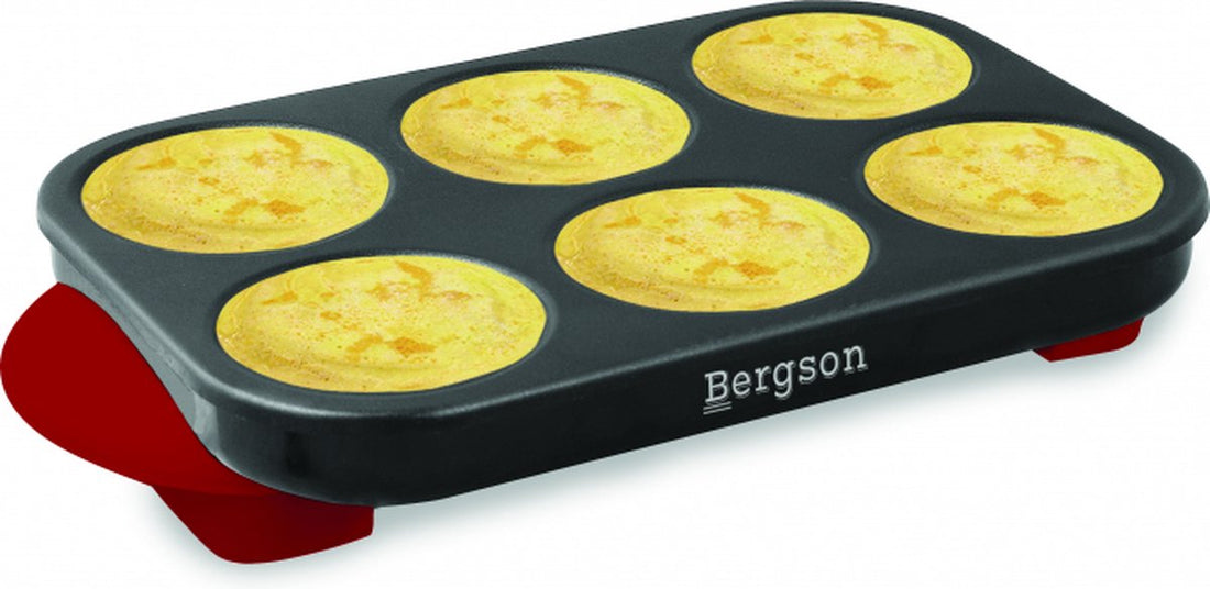 Bergson - Crêpière - 6 pièces - 1500 Watt