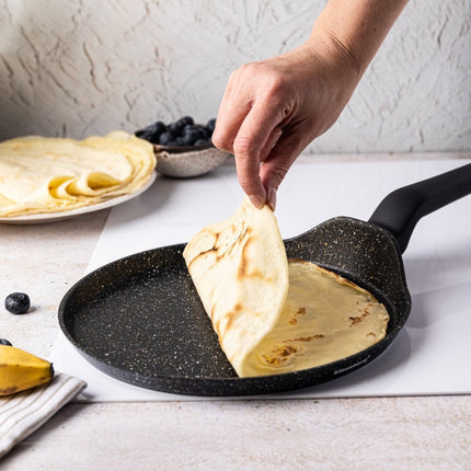 Klausberg 7660 - Pannenkoekenpan - 24 cm - zwart