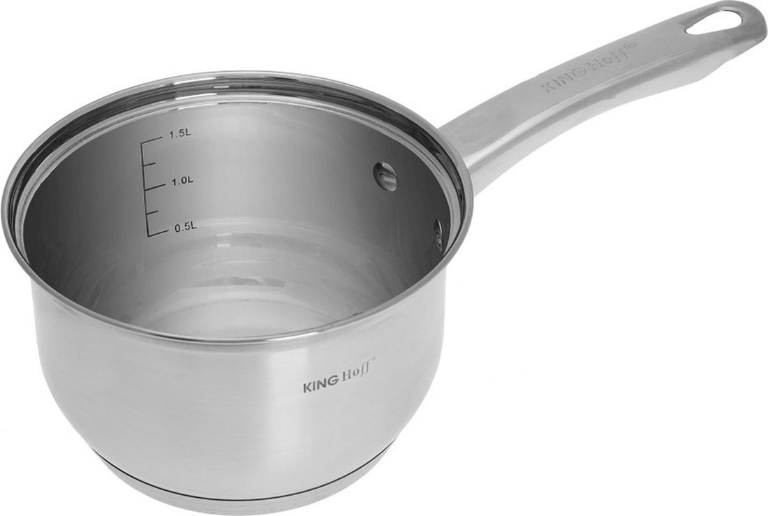 Batterie de cuisine Kinghoff - 10 pièces - Inox - Tous feux dont induction