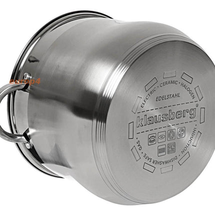 Topfset - 3-teilig - 7 - 8,6 - 10,7 Liter