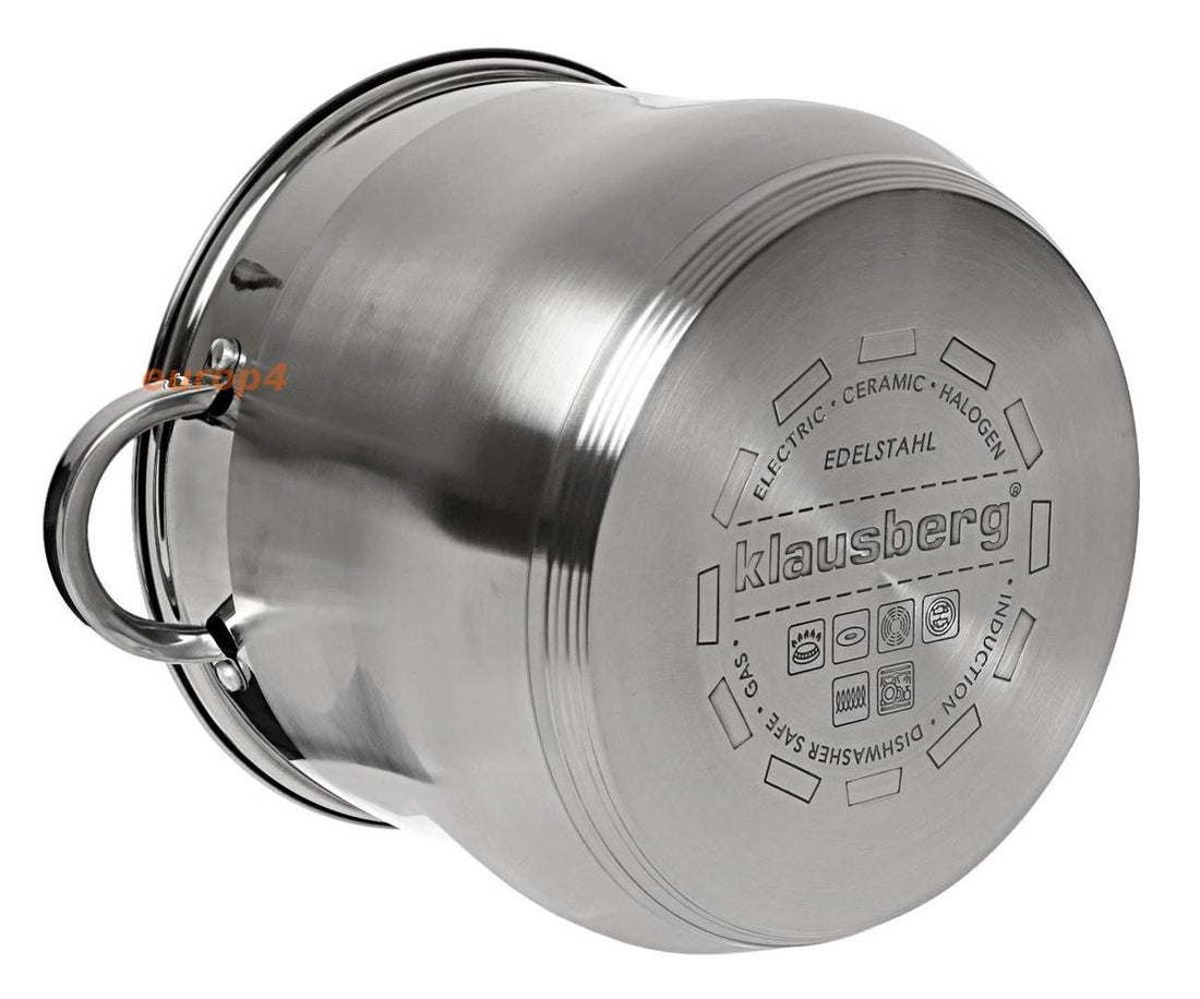 Set de casseroles - 3 pièces - 7 - 8,6 - 10,7 litres