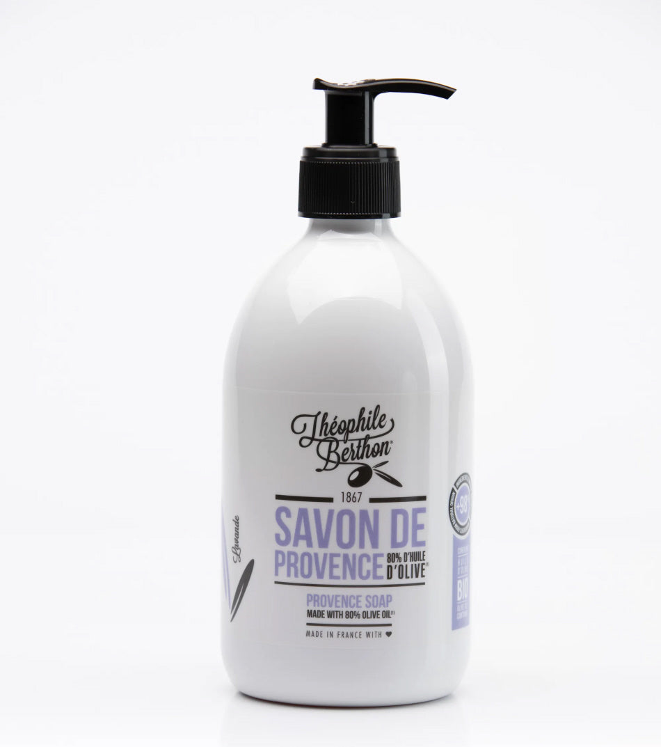 Shower gel from Provence 80% olive oil. Lavender scent. 500 ml