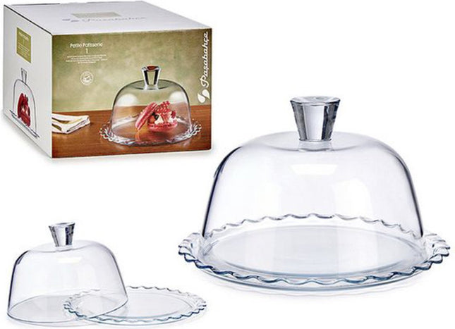 Pasabahce Petite Patisserie - Tortenplatte mit Haube - 22cm