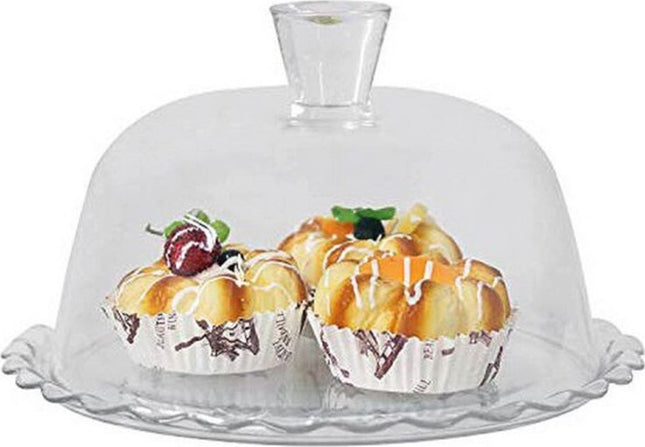 Pasabahce Petite Patisserie - Tortenplatte mit Haube - 22cm