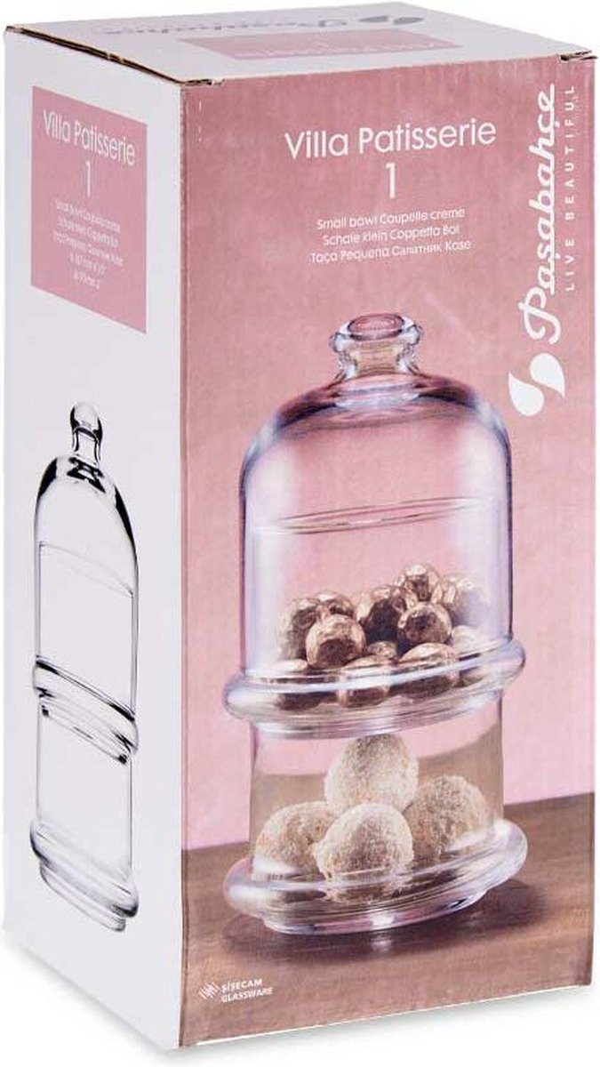 Pasabahce Villa Patisserie - 2-Tier - Glass Storage Jar