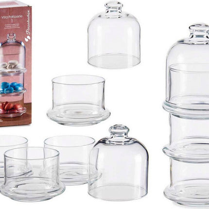 Pasabahce Villa Patisserie – Glasvorratsdose Mini – 3-lagig